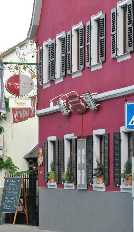 Hotel Weingasthof Zum Weissen Ross Osthofen Esterno foto